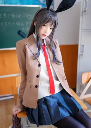 桜桃喵  – 麻衣制服 [52P-482MB]