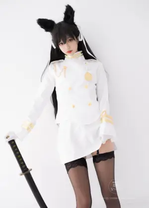 紧急企划 VOL.016 一只喵喵梓 碧蓝航线爱宕黑丝 [80P1V-2.05GB]