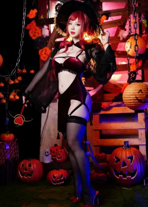 皮皮奶 – 万圣节女巫 [48P-507MB]