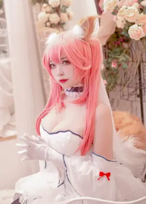 二佐Nisa – Fate玉藻前婚纱 [9P-128MB]