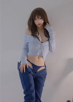 疯猫ss – 2022 夏日限定A本 吉他妹妹 牛仔裤 [20P-433MB]