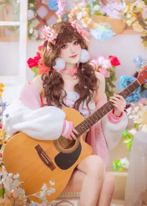 南桃Momoko – 少女吉他与蝴蝶结 [28P-147MB]