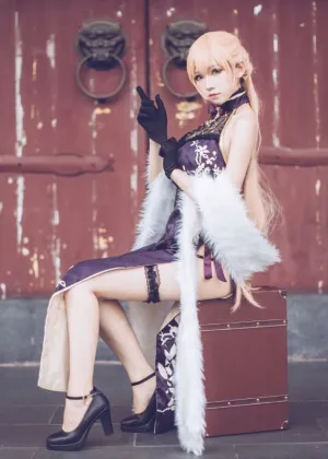 coser衣衣 – 少女前线 紫雨心 [14P-25.4MB]