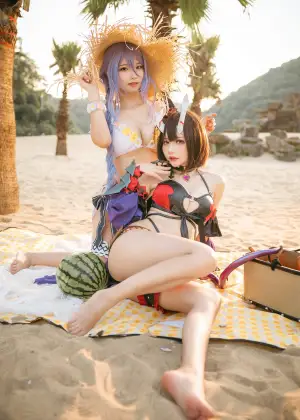 伊喵君&是一只熊仔 – 公主连结 静流&惠理子 [38P-147MB]