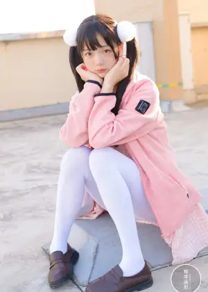 稚乖画册 晴空-06 夜夜 天台粉裙 [82P-1.04GB]