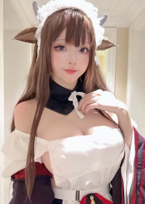 黑龙贯通 – 女仆牛牛 [10P-25.7MB]