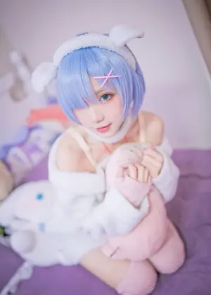 花柒Hana – 蕾姆绵羊 [9P-12MB]