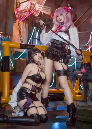 Natsuko_夏夏子 – 米哈拉&尤妮(&秋和柯基) [74P1V-2.3GB]