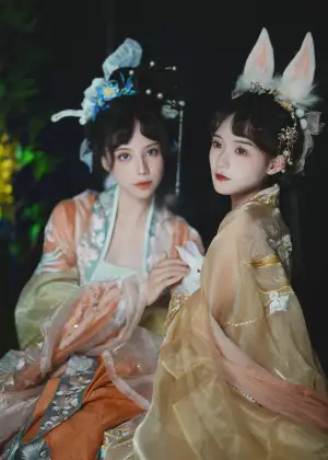 兔子Zzz不吃胡萝卜&贰加六 – 月圆广寒宫 [26P-323MB]