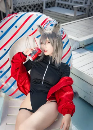 切切celia – 明日方舟 红 [28P1V-458MB]