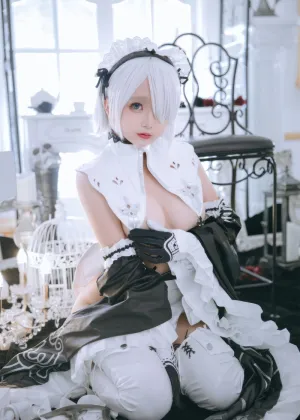 日奈娇(椎名莜) – 2B奶盖女仆 [88P-415MB]