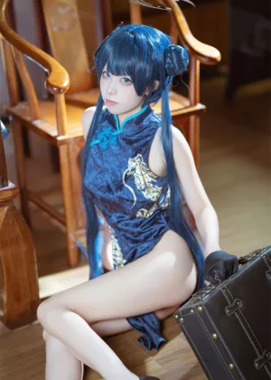 三無人型 – 碧蓝档案 妃咲旗袍 [42P-407MB]