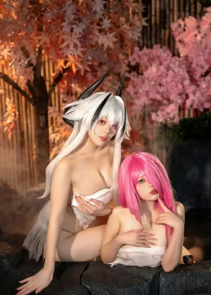 九言&喜茶苍苍子&小瑶幺幺 – 碧蓝·温泉之旅 [66P-1.22GB]