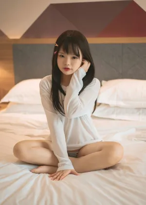 小瑶幺幺 – 蓝白条纹 [33P-693MB]