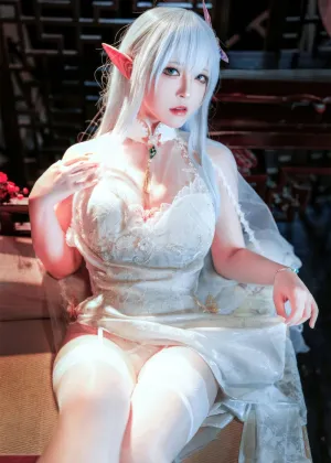 半半子 BANBANKO – 阿尔比恩旗袍 [47P3V-287MB]