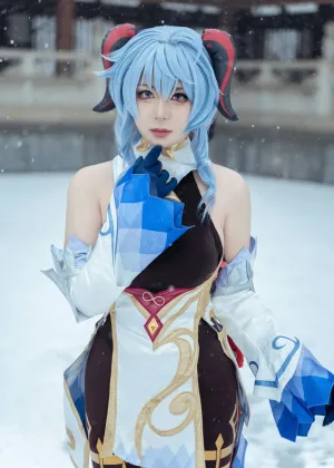 虎森森 – 雪景甘雨 [42P-298MB]