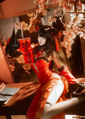 Seya-狮砸 – 2025年01月限定 狂三旗袍 [12P-200MB]