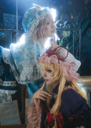 花柒Hana&肃雨雨雨 – 八云紫+西行寺幽幽子 [16P-287MB]