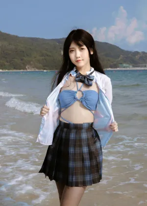 不呆猫 – 泳衣jk学妹 [59P1V-1.3GB]