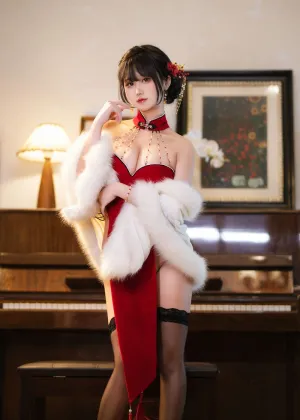 三度_69 – 红丝绒旗袍 [75P3V-704MB]