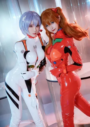 瓜希酱&Momoko葵葵 – EVA 双厨狂喜版 [62P-550MB]