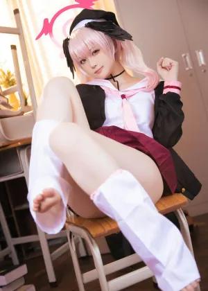 屿鱼 – 碧蓝档案 下江小春原皮 [33P-164MB]