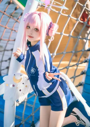 矢量鱼 – 蔚蓝档案 圣园未花体操服 [41P-253MB]