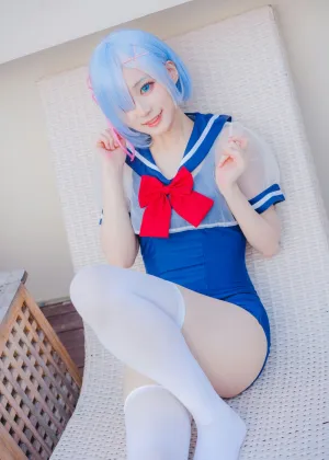 幼愛Youmeko – Patreon 蕾姆泳装 [18P-49.5MB]