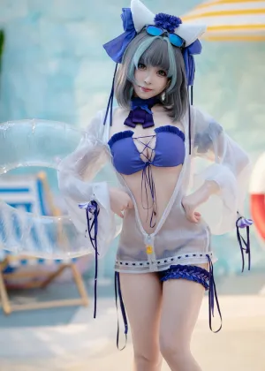 Bangni邦尼 – 泳装柴郡 [86P-832MB]