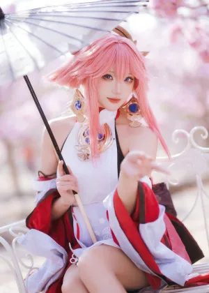 瓜希酱 – 原神 八重神子 [20P-59MB]