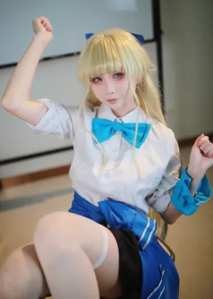 上杉绘黎落 – 蔚蓝档案 飞鸟马时校服 [46P-851MB]