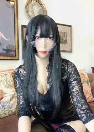 Money冷冷 – 黑蕾丝OL [48P2V-1.83GB]