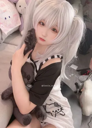 Seele麦麦 – 白毛双马尾自设 [16P-47.7MB]