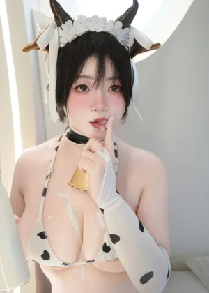 毛毛帽 – 奶牛与汁 [99P-799MB]