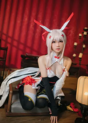 焖焖碳 – 碧蓝航线 绫波旗袍·新岁之鬼神 [25P-417MB]