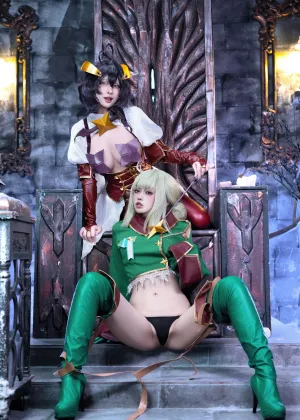 清水由乃&猪突猛蛋 – 柊舞缇娜&阿良河琪舞 [71P1V-1.71GB]