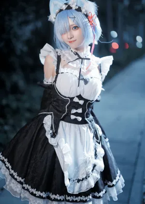 花柒Hana – 萤火虫CPGZ07动漫嘉年华 猫猫蕾姆 [107P1V-889MB]