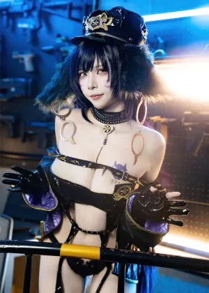 二佐Nisa – 碧蓝航线 武藏 女警 [25P-191MB]