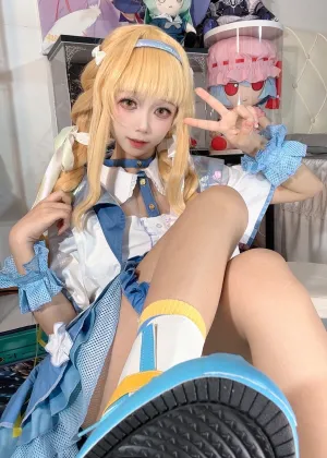 白栎Shirly – 学园偶像大师 藤田琴音打歌服 [66P10V-1.24GB]