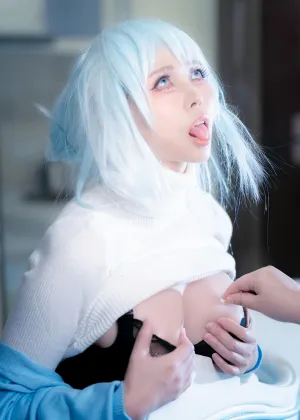 上杉绘黎落 – 雪女 [48P-802MB]