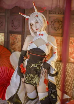 二佐Nisa – 碧蓝航线 绫波新春旗袍 [27P-207MB]