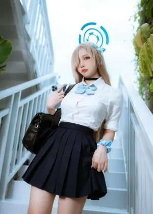 二佐Nisa – 蔚蓝档案 明日奈JK [23P-172MB]