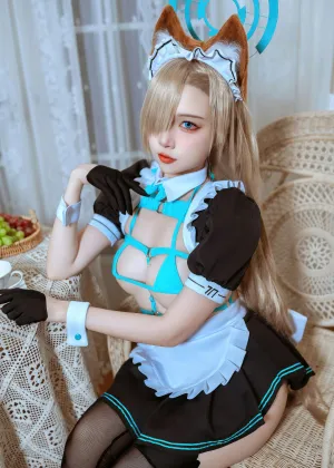 二佐Nisa – 蔚蓝档案 明日奈猫耳女仆 [39P-436MB]