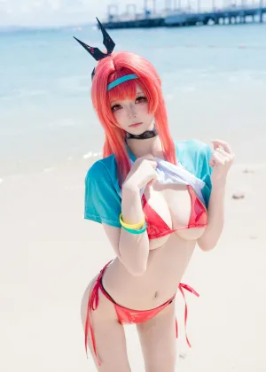 九柒喵 – Nikke 拉毗泳装 [11P-348MB]