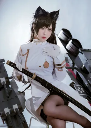 半半子 BANBANKO – 碧蓝航线 爱宕原皮 [45P-338MB]