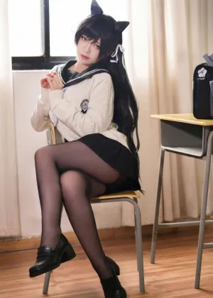 半半子 BANBANKO – 碧蓝航线 爱宕校服 [25P-193MB]