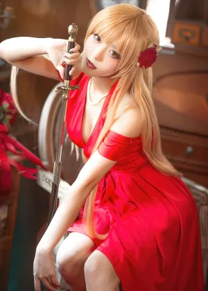 切切celia – 刀剑神域 亚丝娜礼服 [28P-232MB]