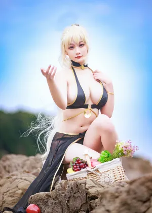 阿雪雪 – 黑贞泳装 [84P-2.22GB]