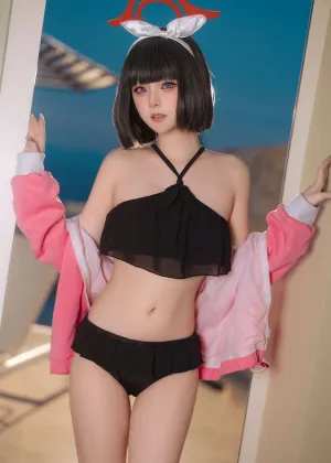 屿鱼 – 蔚蓝档案 静山真白泳装 [30P-244MB]