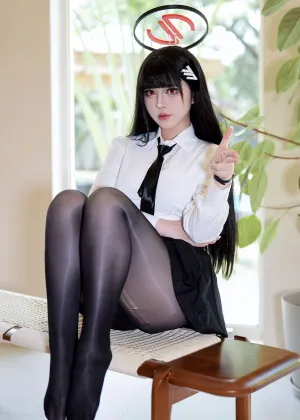 半半子 BANBANKO – 蔚蓝档案 调月莉音 Vol.03 制服x競泳 [64P5V-634MB]